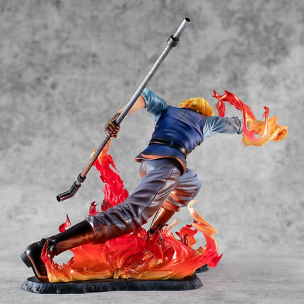 Jednoczęściowy doskonały model POP Statuetka PVC Sabo Fire Fist Inheritance Edycja limitowana 15 cm