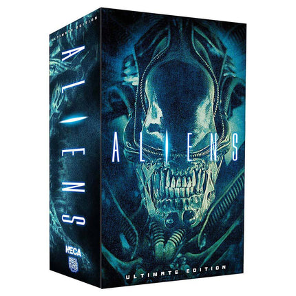 Aliens Ultimate Warrior niebieski + brązowy zestaw NECA
