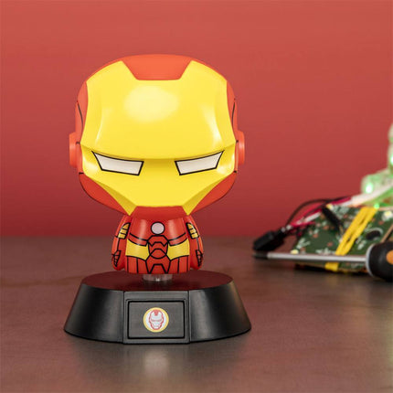 Iron Man 3D Icon Lámpara de luz