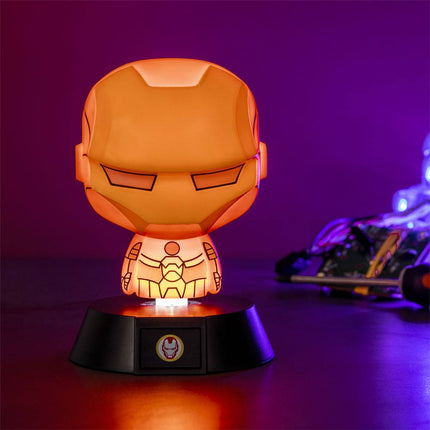 Lampe de lumière icône Iron Man 3D