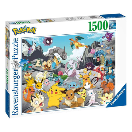 Pokémon Jigsaw Puzzle Pokémon Classics (1500 sztuk) - MARZEC 2021