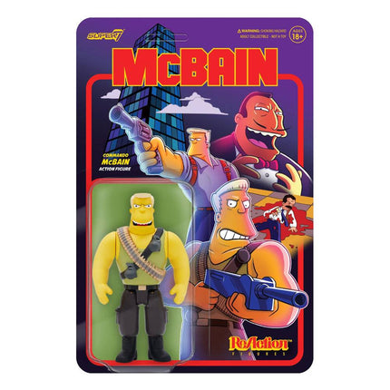 McBain - McBain (Commando) The Simpsons ReAction Figurka Fala 1 10 cm